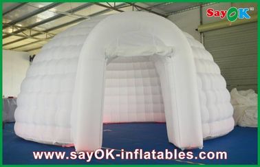 Tente gonflable d'air d'OD 5m blanche, tente gonflable de dôme pour l'exposition