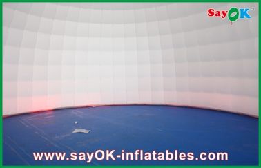 Tente gonflable d'air d'OD 5m blanche, tente gonflable de dôme pour l'exposition