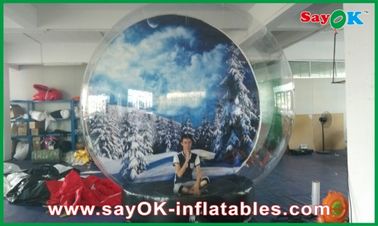 Boule gonflable de neige/diamètre gonflable transparent 5M de bulle de globe de neige de Chrismas