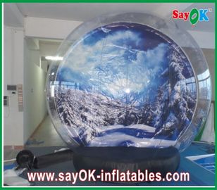Boule gonflable de neige/diamètre gonflable transparent 5M de bulle de globe de neige de Chrismas