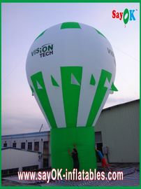 Conception gonflable faite sur commande d'arc-en-ciel de produits de ballons moulus verts de la publicité