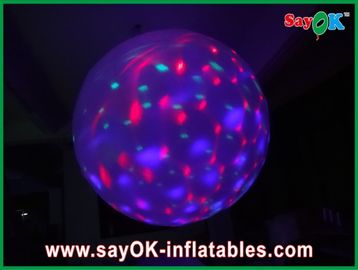 Boule gonflable de couleur de décoration gonflable multi d'éclairage avec les lumières menées, pourpres