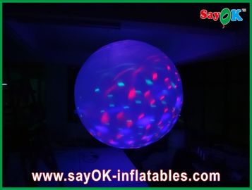 Boule gonflable de couleur de décoration gonflable multi d'éclairage avec les lumières menées, pourpres