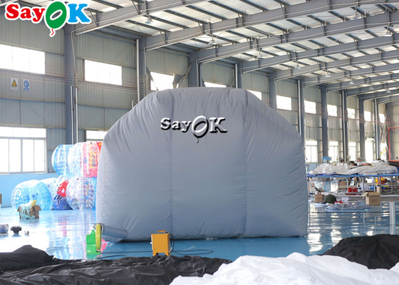 La cabine de jet gonflable de voiture de Gray Air Tight Inflatable Tent de tente de travail imperméabilisent anti UV