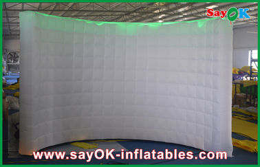 Cabine instantanée menée gonflable de photo d'exposition de cabine de photo avec l'utilisation interne de séparation de fan