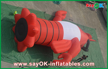 Tissu gonflable rouge des personnages de dessin animé 420D Oxford de festival