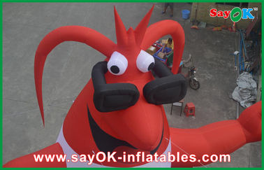 Tissu gonflable rouge des personnages de dessin animé 420D Oxford de festival