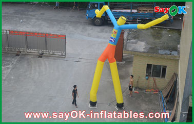 Danseur gonflable résistant Man With Custom Logo For Promotion d'air de l'homme 7m de danse d'air haut