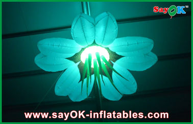 Faites la fête la décoration gonflable d'éclairage orange/vert adapté aux besoins du client