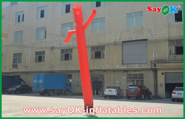 L'homme de danse gonflable de ondulation gonflable de l'orange 5m d'homme/l'homme ballon de danse a adapté aux besoins du client