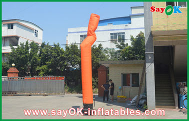 Danseur gonflable matériel With Logo d'air de tube de parachute mignon géant gonflable d'homme