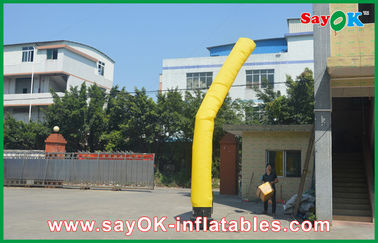 Type gonflable jaune d'homme gonflable de bâton, danseurs Inflatables d'air de publicité
