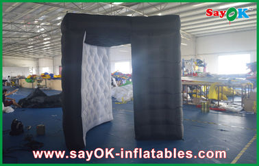 Représentation gonflable Grey Inflatable Photo Booth de location de cabine de photo 2.4*2.4*2.5m ROHS/CE