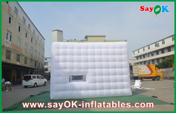 Tente à air gonflable à fenêtre gonflable à cube Tente à porte intermédiaire Tente de fête gonflable