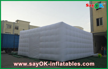 Tente gonflable d'air de grand tissu en nylon blanc géant portatif gonflable de tente, la Manche de 3m