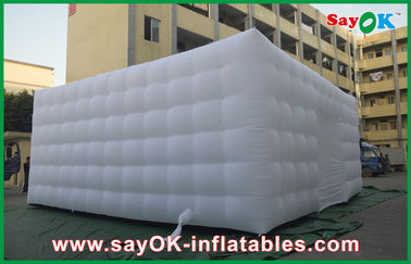 Tente gonflable d'air de grand tissu en nylon blanc géant portatif gonflable de tente, la Manche de 3m