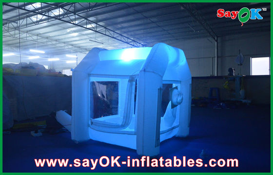 La petite Chambre de photo de location gonflable de cabine a mené la cabine gonflable d'argent, cabine gonflable de noce