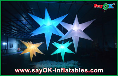 Étoile menée gonflable d'éclairage d'événement gonflable coloré de décoration