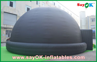 Tente gonflable de dôme de planétarium de personnes noires de la capacité 60 avec le logo