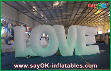 Décoration gonflable en nylon populaire de l'éclairage 190T pour le jour de valentines