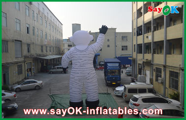 astronaute blanc d'Inflatables de vacances extérieures de tissu de 4m Oxford pour la publicité