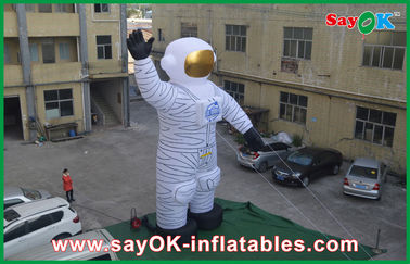 astronaute blanc d'Inflatables de vacances extérieures de tissu de 4m Oxford pour la publicité