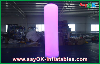 Lampe gonflable rose adaptée aux besoins du client Polonais de la décoration 4m d'éclairage pour l'événement