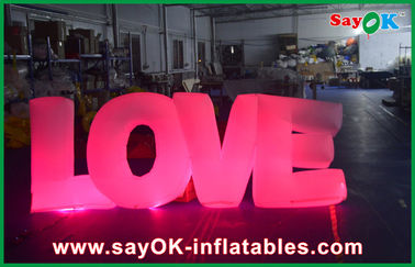 Événement gonflable populaire d'engagement de décoration d'éclairage de Valentine