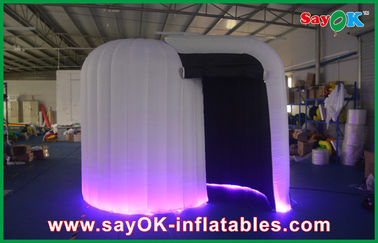 L'escargot gonflable de studio de photo pliant la cabine gonflable LED de photo imperméabilisent pour l'entreprise de location