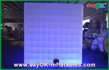 Contexte LED de cabine de photo allumant la place énorme de cabine gonflable sûre de photo pour la promotion