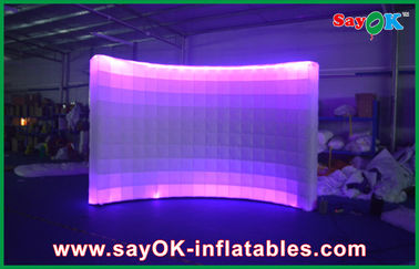 Mur extérieur gonflable d'air léger de photo de studio d'affaires de photo de tente gonflable de cabine avec la LED
