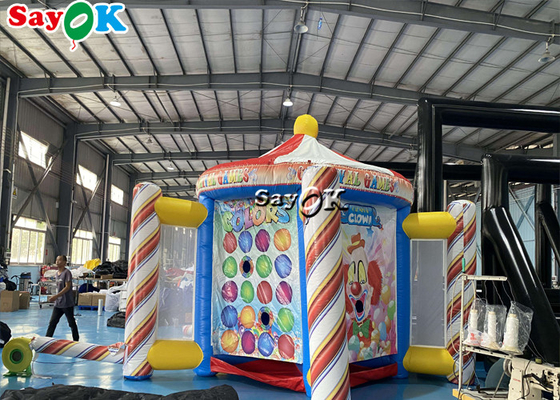 Cabine interactive de jeu de carnaval de Theme Party Inflatable de barrière de barre de jeux de sports de Tarpalin de jeux gonflables de pelouse
