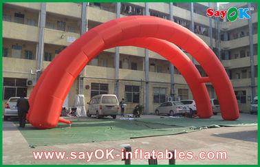 Conception 5x3M rouges Inflatable Arch, voûte de publicité gonflable de pont de voûte de tissu d'Oxford