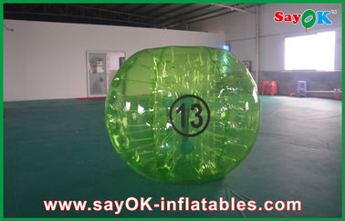 Le football clair gonflable TPU de boule de bulle des adultes 1.5m de jeux d'arrière-cour qui respecte l'environnement pour la location