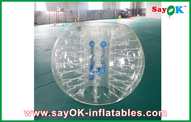 boule de butoir gonflable humaine de bulle de jeux gonflables transparents de sports de 1.2m pour des enfants