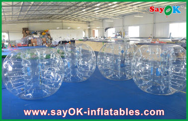 boule de butoir gonflable humaine de bulle de jeux gonflables transparents de sports de 1.2m pour des enfants