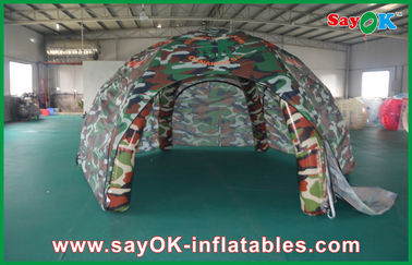 Disparaît l'extérieur la tente que gonflable imperméabilisent la tente gonflable extérieure d'air, tente gonflable militaire de dôme d'araignée