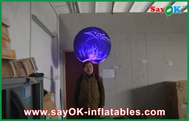 Boule gonflable menée adaptée aux besoins du client de trépied de ballon de sac à dos pour la publicité