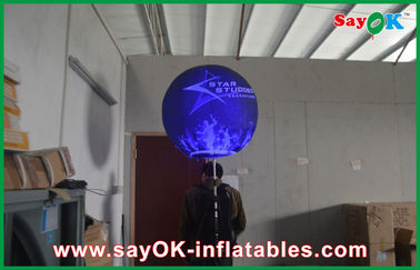 Boule gonflable menée adaptée aux besoins du client de trépied de ballon de sac à dos pour la publicité