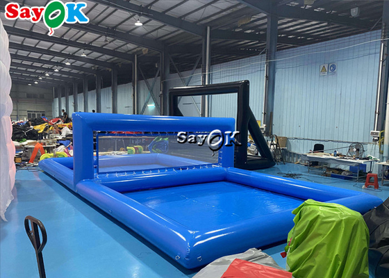 Jouets de piscine gonflables géants pour adultes Interactif Cour de volley-ball gonflable à l'eau Airtight multi-fonctionnel jeu flottant