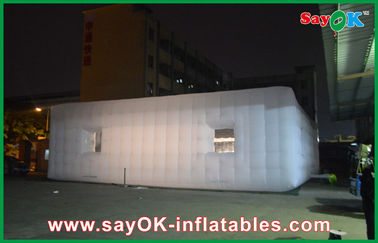 Cabine gonflable de photo de tente d'hôtel de luxe de douche pour annoncer/extérieur menés par tente gonflable