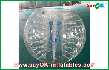 Les jeux gonflables de jardin adaptent les ballons de football aux besoins du client gonflables de boule de Zorbing de corps de TPU 1.5m imprimant
