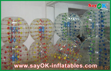 Le parcours du combattant gonflable badine l'humain gonflable de boule de bulle du football de jeux de sports classé