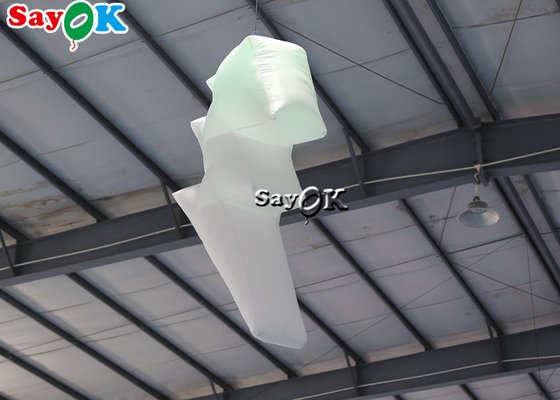 Tissu en nylon accrochant le vent gonflable de décoration de foudre résistant