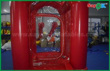 Machine gonflable durable de boîte de cabine d'argent de décorations gonflables de partie pour la promotion/publicité
