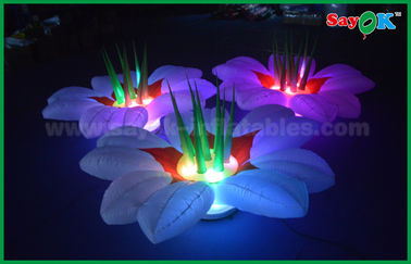 Chaîne de fleur gonflable de décoration d'éclairage d'étape merveilleuse de mariage