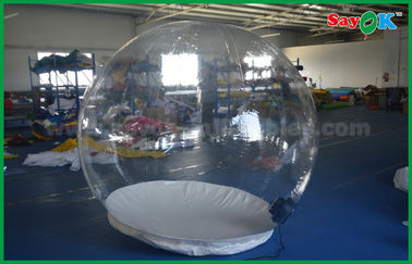 Tente de camping gonflable matérielle de PVC de tente de fort vent de résistance de tente gonflable transparente gonflable d'air