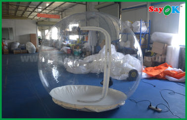 Tente de camping gonflable matérielle de PVC de tente de fort vent de résistance de tente gonflable transparente gonflable d'air