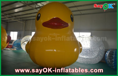 Canard jaune gonflable de PVC du matériel 5m de modèle gonflable fait sur commande adorable de produits
