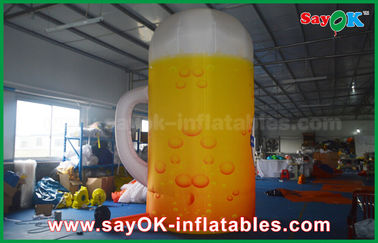 la bouteille de produits gonflables faits sur commande de 4m/tasse gonflables U forment le modèle imprimé fait sur commande Advertising